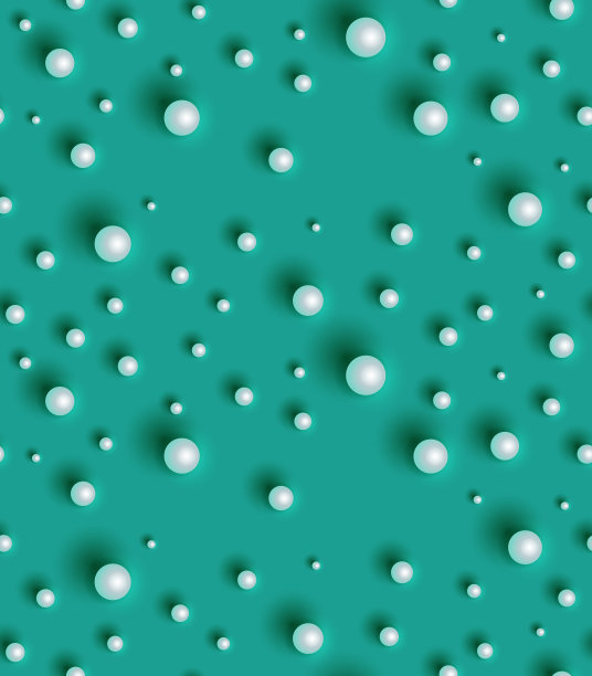 白色珍珠上的绿色薄荷背景几何图片下载