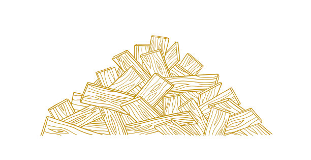 堆积木板建筑木材材料图片下载