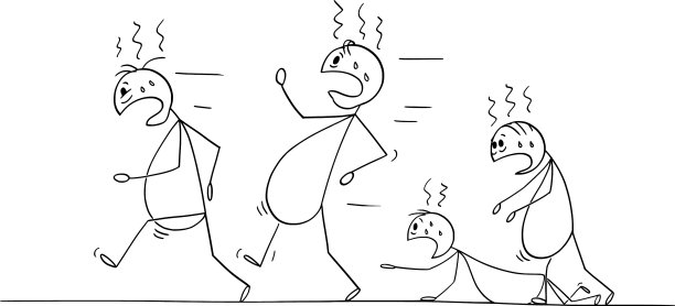 群体肥胖超重不健康的人图片下载