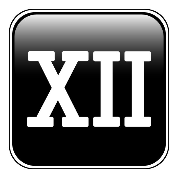 罗马数字12图片下载