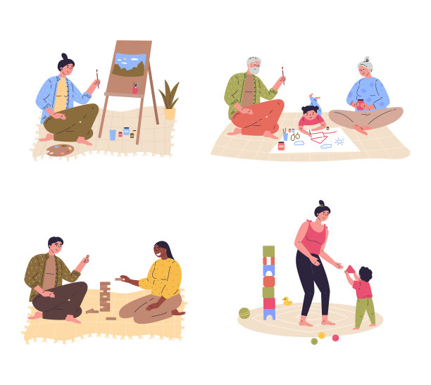 安排家庭活动图片下载