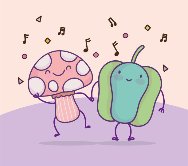 可爱的真菌胡椒图片下载