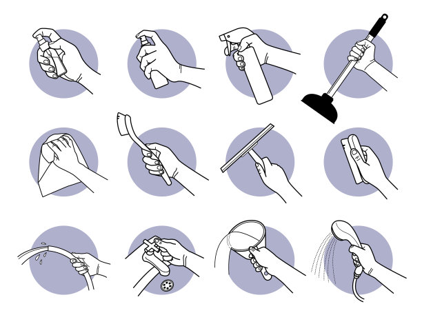 手持清洁设备和工具图片下载