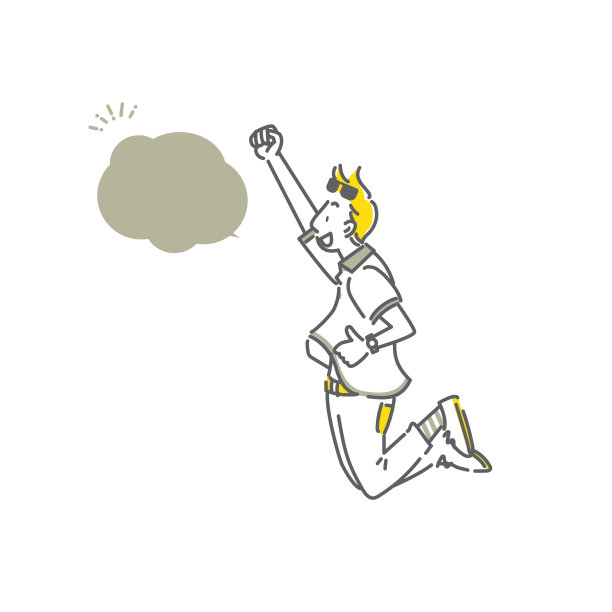 人在暑假，跳人，双色图片下载