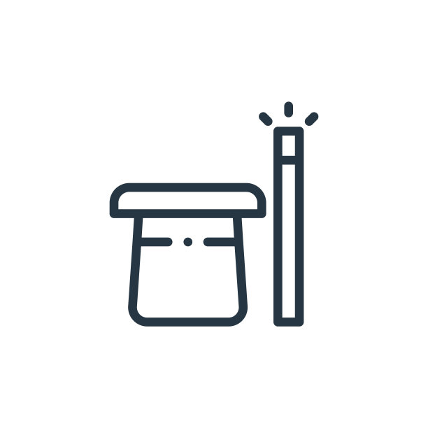 魔术帽图标矢量从魔术的概念。细线插图魔术帽可编辑的笔触。魔术帽线性标志使用在web和移动应用程序，徽标，印刷媒体..图片下载