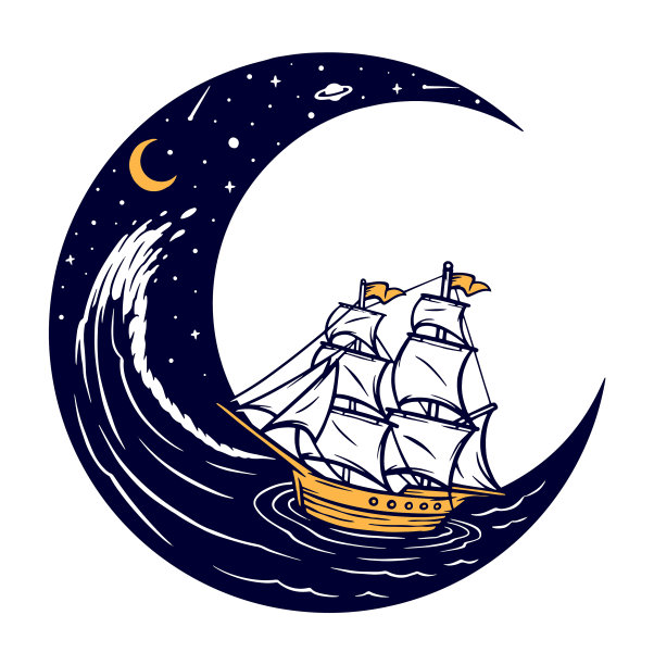 帆在晚上图片下载