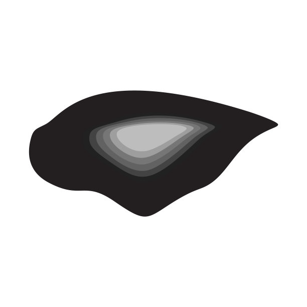 最小抽象形状孤立几何对象图片下载