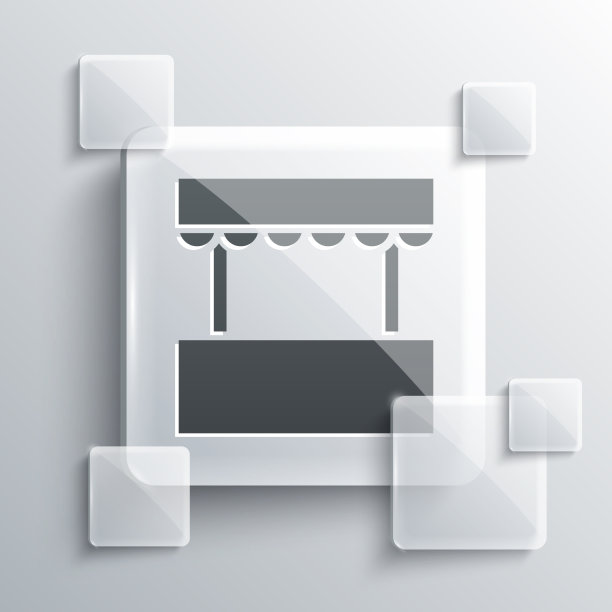 灰色售票处的图标孤立在灰色图片下载