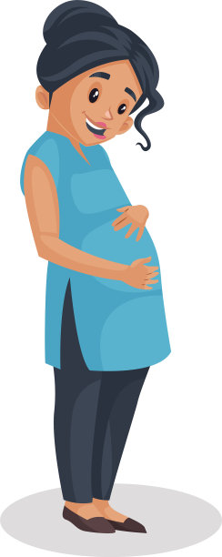 孕妇卡通图片下载