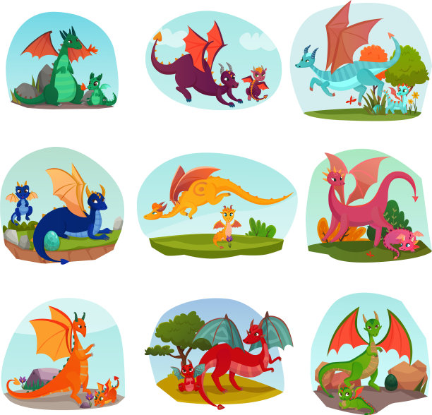 神仙龙儿童套装图片下载