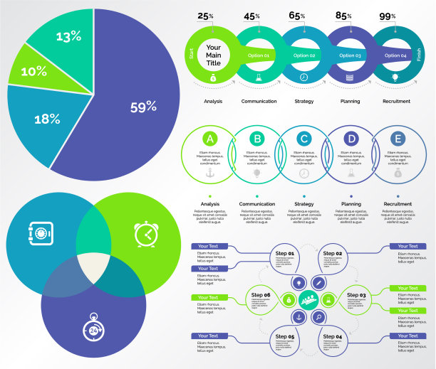 五种会计模板集图片下载