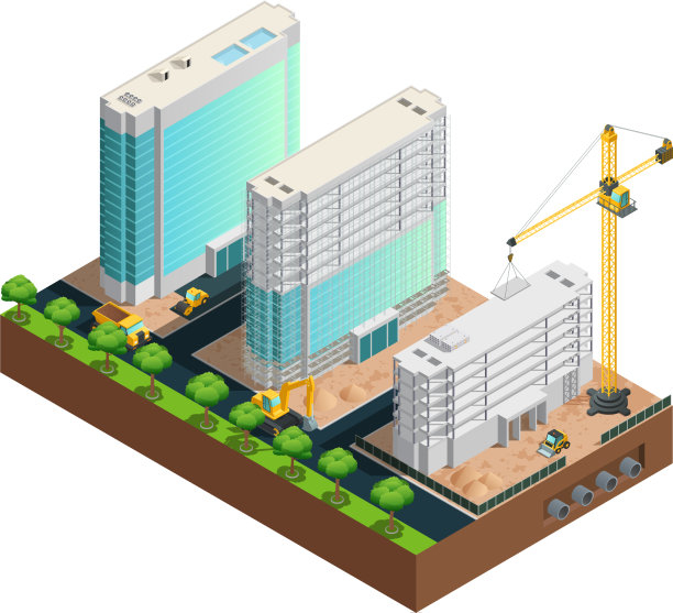 建设等距组成图片下载