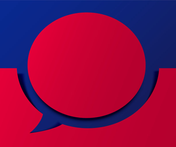 纸聊天气泡现代背景图片下载