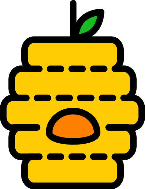 蜂蜜轮廓图标图片下载