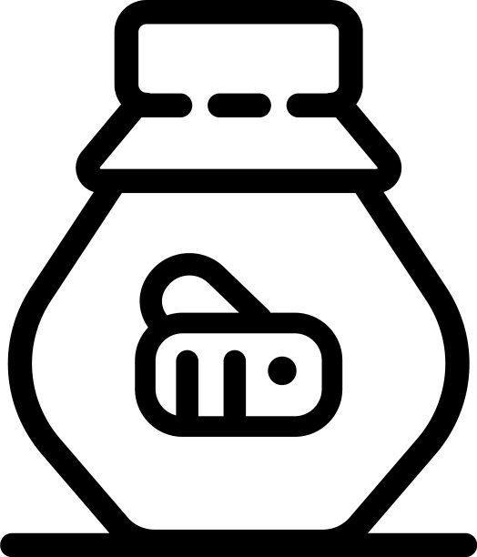 蜂蜜瓶简单图标图片下载