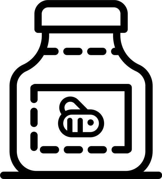 蜂蜜瓶简单图标图片下载