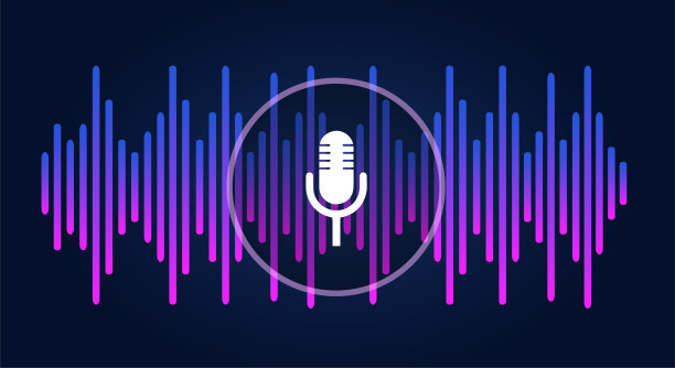 语音助手和语音识别。个人助理。声波和麦克风。均衡器。矢量图图片下载