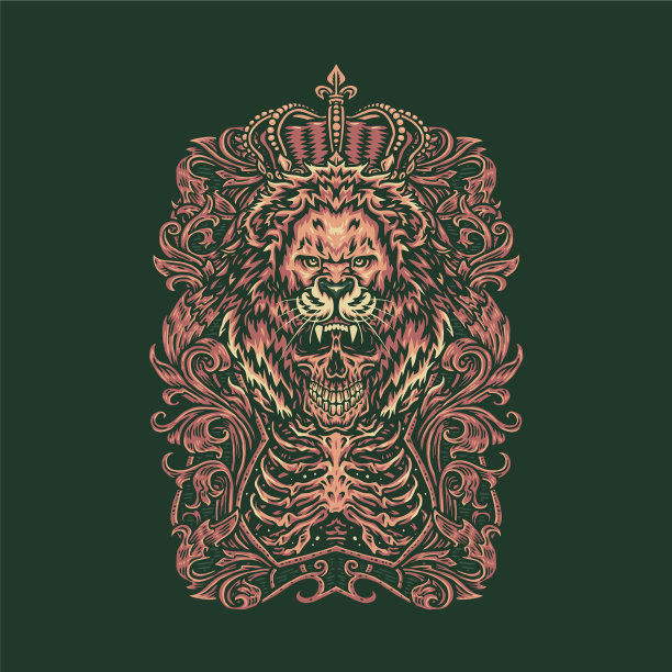 狮子王头骨图片下载