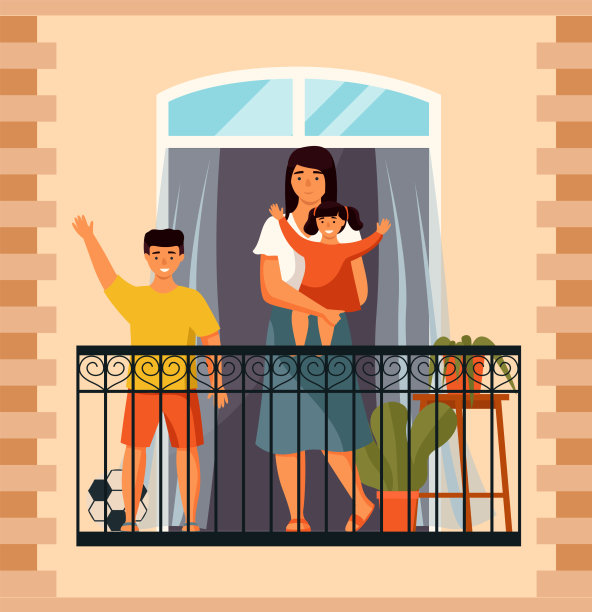 一个女人喜欢清新的空气和窗外的景色图片下载