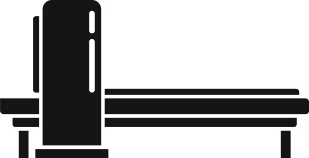 磁共振成像图标风格简单图片下载