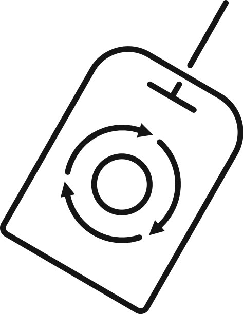 生态回收标签图标轮廓样式图片下载