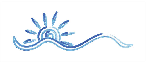 水彩的太阳图片下载