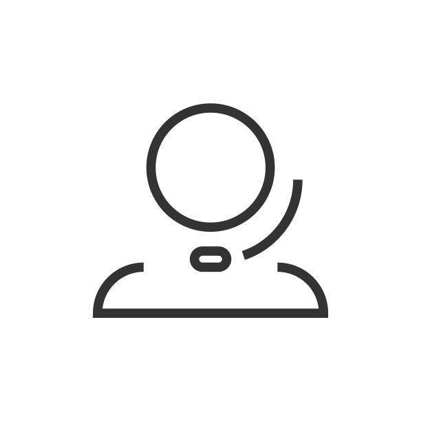 图标一个人与耳机支持服务图片下载