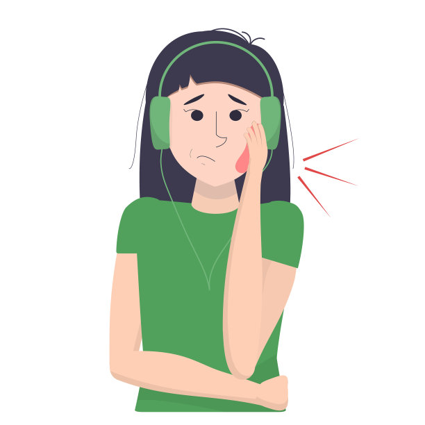 年轻女子捧着她的脸颊图片下载