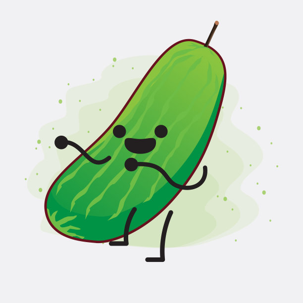 可爱的黄瓜果实性状图片下载