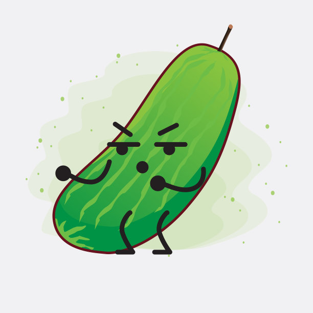 可爱的黄瓜果实性状图片下载