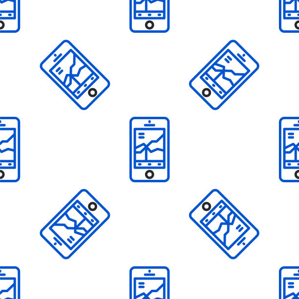 线移动股票交易概念孤立图标图片下载