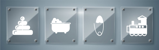 设置玩具火车经典钢安全别针宝宝图片下载