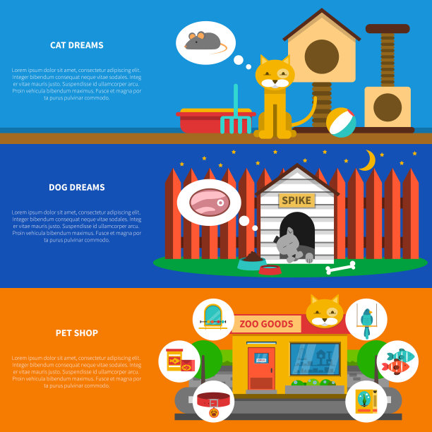 宠物横幅集图片下载