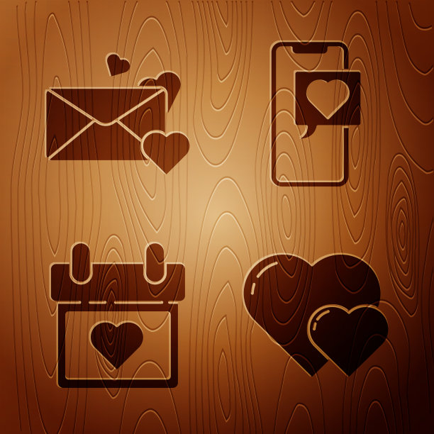 设心信封用心挂历用图片下载