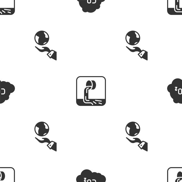 设定二氧化碳排放在云废水和手图片下载