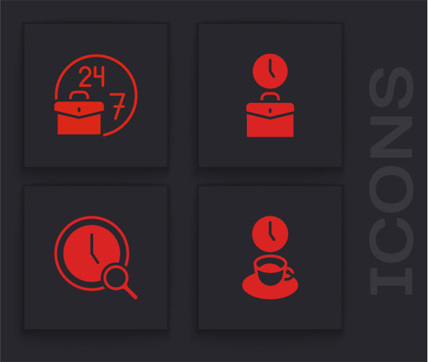 设定咖啡时间，总是忙着工作和放大图片下载