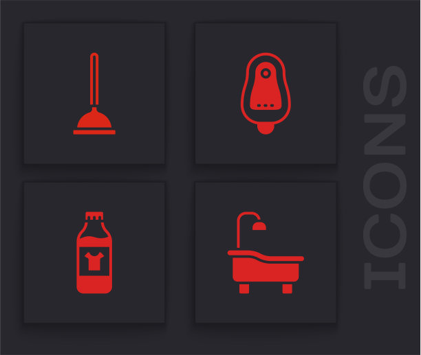 设置浴缸橡胶柱塞或马桶小便器图片下载