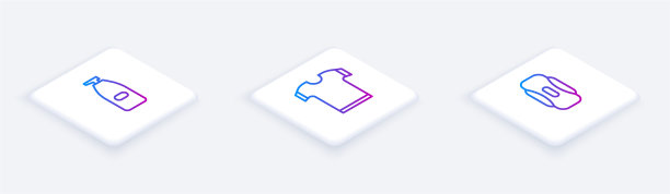 设定抗菌液瓶等距线图片下载