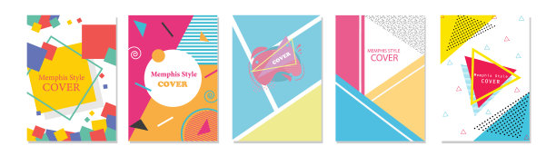 设置孟菲斯风格的覆盖平为背景图片下载