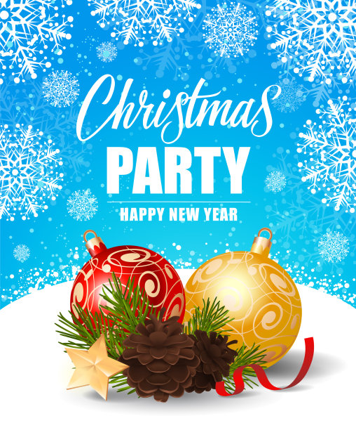 圣诞晚会和新年题词图片下载