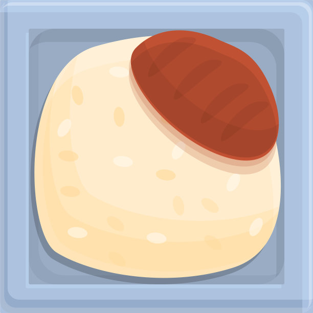 卡通风格的肉类食品航空图标图片下载