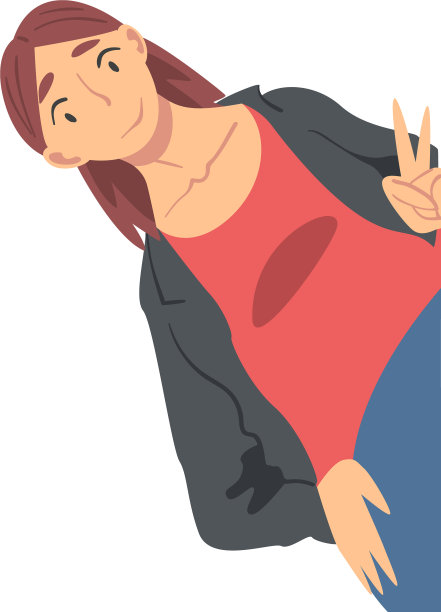 友善的女孩从上面看着摄像机图片下载