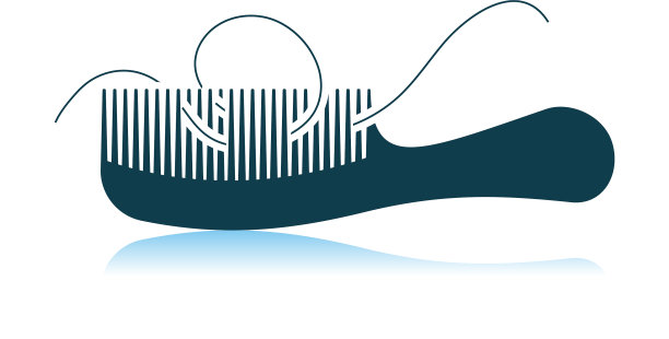 梳中头发图标图片下载