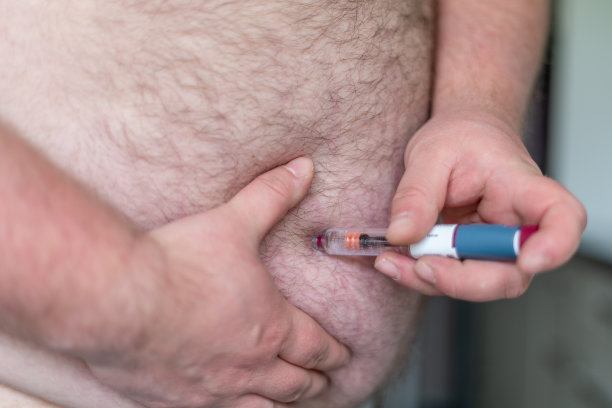 胖子胰岛素注射图片下载