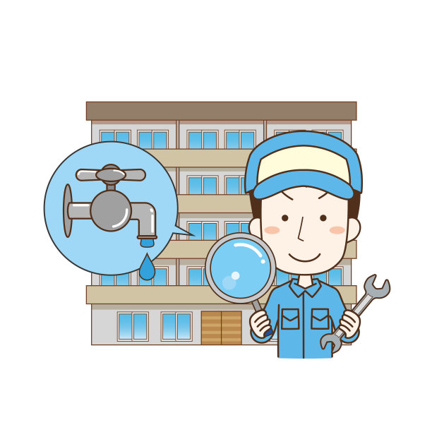 男性修理工正在用工具调查水问题图片下载