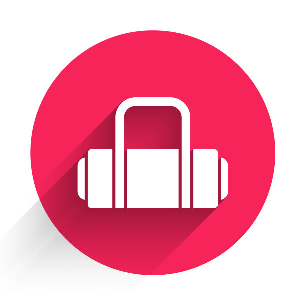 白色旅行箱，象征旅行与长孤立图片下载