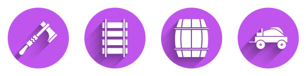 铁路轨道木架斧图片下载