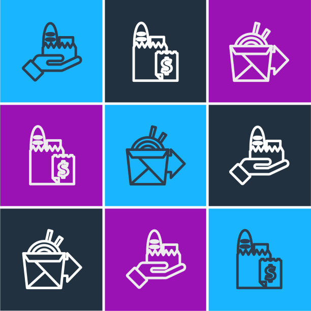 设线上线上点餐和送面图片下载