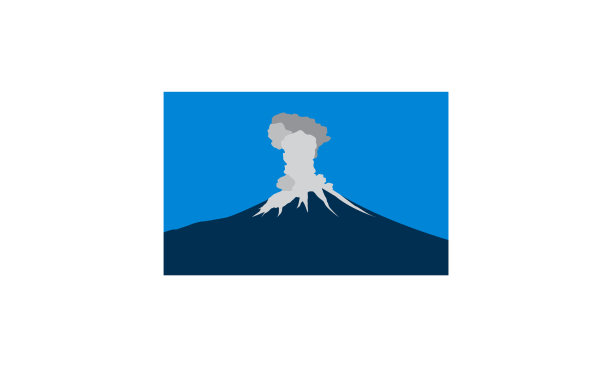 现代山用烟标志符号图标图片下载