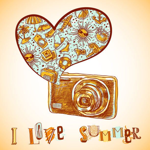 暑假的背景图片下载